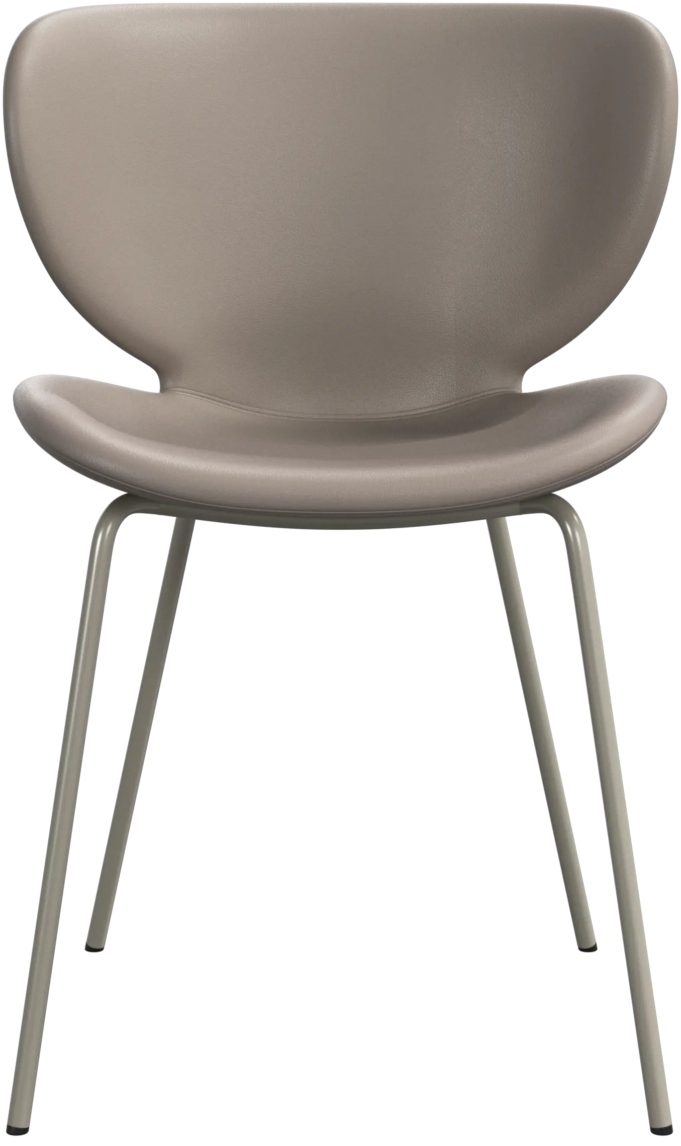 【美品】①BoConcept ダイニングチェア ライトグレー系 布貼り/ブラックスチールフレーム ダイニングチェアDC-169-F